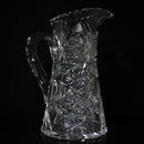 Brilliant Sawtooth Pinwheel Design Crystal Pitcher