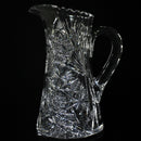 Brilliant Sawtooth Pinwheel Design Crystal Pitcher
