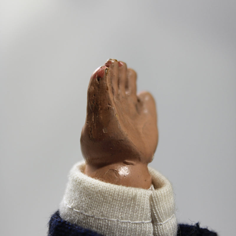 Vintage Schoenhut Wood Jointed Sailor Doll | No Box