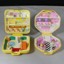 Lot of 2: Midges Play School + Hair Salon Polly Pocket