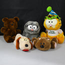 Lot of 5: 1980's Garfield + Pooky + Odie + Nermal Stuffed Animals