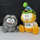 Lot of 5: 1980's Garfield + Pooky + Odie + Nermal Stuffed Animals