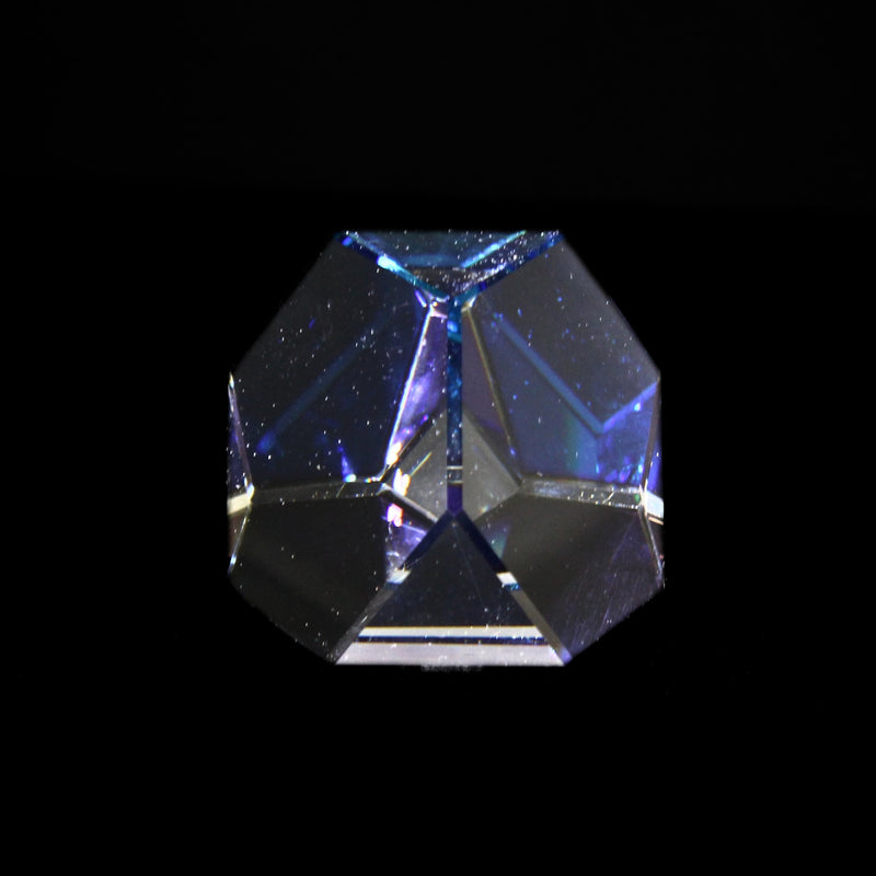 Swarovski Crystal Vitrail Octron Paperweight.