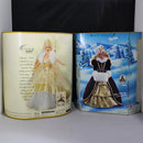 Lot of 2: Celebration Barbie + Happy Holidays Barbie