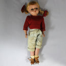 Vintage 1949 Madame Alexander Polly Pigtails Doll