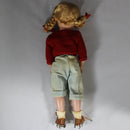 Vintage 1949 Madame Alexander Polly Pigtails Doll