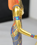 AGI Egyptian Goddess Isis Painted Ceramic Statue