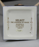 1989 Franklin Mint SELKET The Goddess of Magic 24K Gold Fine Porcelain Figurine