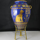 1987 Franklin Mint "The Golden Vase Of Bast" Decorated w/ 24k Gold