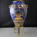 1987 Franklin Mint "The Golden Vase Of Bast" Decorated w/ 24k Gold