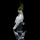 Murano Glass Birds Of The Word Cockatoo Sculpture