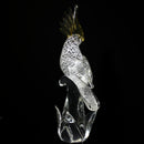 Murano Glass Birds Of The Word Cockatoo Sculpture