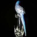 Murano Glass Exotic Birds Of The Word "The Buderigar" Figurine