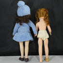 Lot of 2: Unbranded Vintage 1950's Dolls