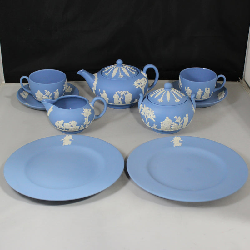 11 Piece Wedgwood Jasperware Tea Set