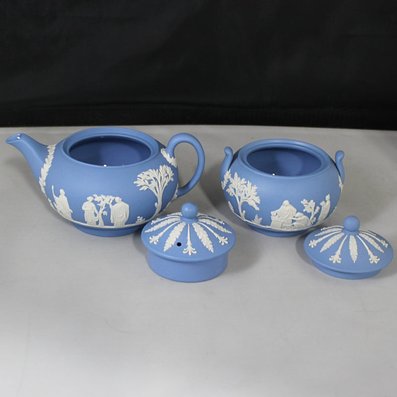 11 Piece Wedgwood Jasperware Tea Set