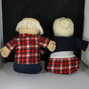 Lot of 2: Unbranded Grandma & Grandpa Dolls
