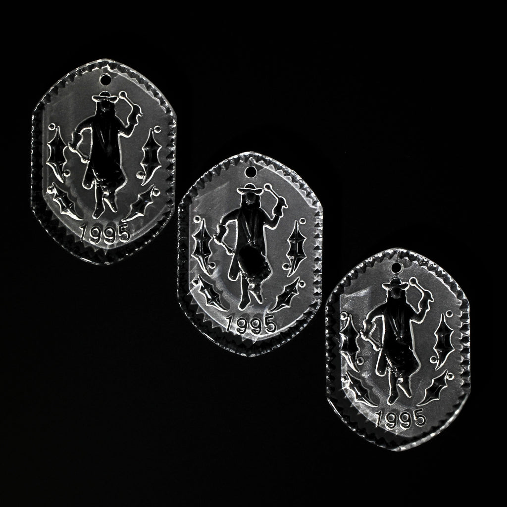 Lot of 3: 1995 Waterford Crystal 12 Days of Christmas Ornaments