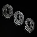 Lot of 3: 1995 Waterford Crystal 12 Days of Christmas Ornaments