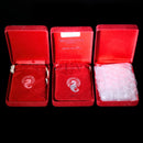 Lot of 3: 1995 Waterford Crystal 12 Days of Christmas Ornaments