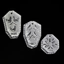 Lot of 3: 1986-1988 Waterford Crystal Ornaments