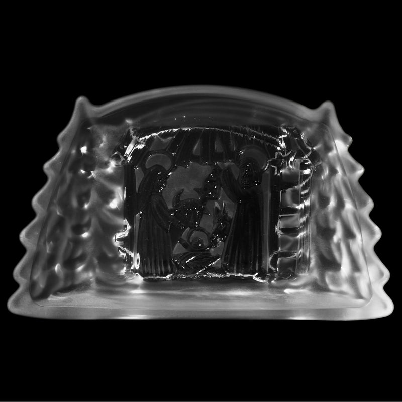 Mikasa Crystal Nativity Sculpture