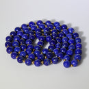 Blue Lapis  Lazuli & Gold Spacer Bead Necklace
