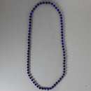 Blue Lapis  Lazuli & Gold Spacer Bead Necklace