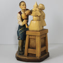 Signed Anri Scultures in Wood "Bernardi's Reflections" 1st Edition of 3