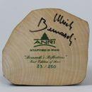 Signed Anri Scultures in Wood "Bernardi's Reflections" 1st Edition of 3
