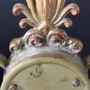 Desk Clock w/ Double Inkwell