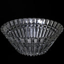 1930s USSR Crystal Oval Bowl