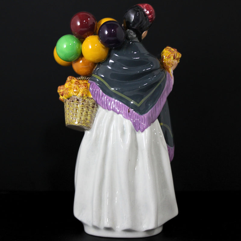 Biddy Pennyfathing Lady Holding Ballons