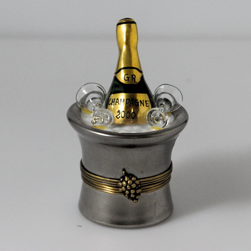 Rochard Limoges Champagne 2000 Trinket Box