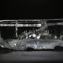 Mats Jonasson Elephant Spirit of Freed Crystal Display