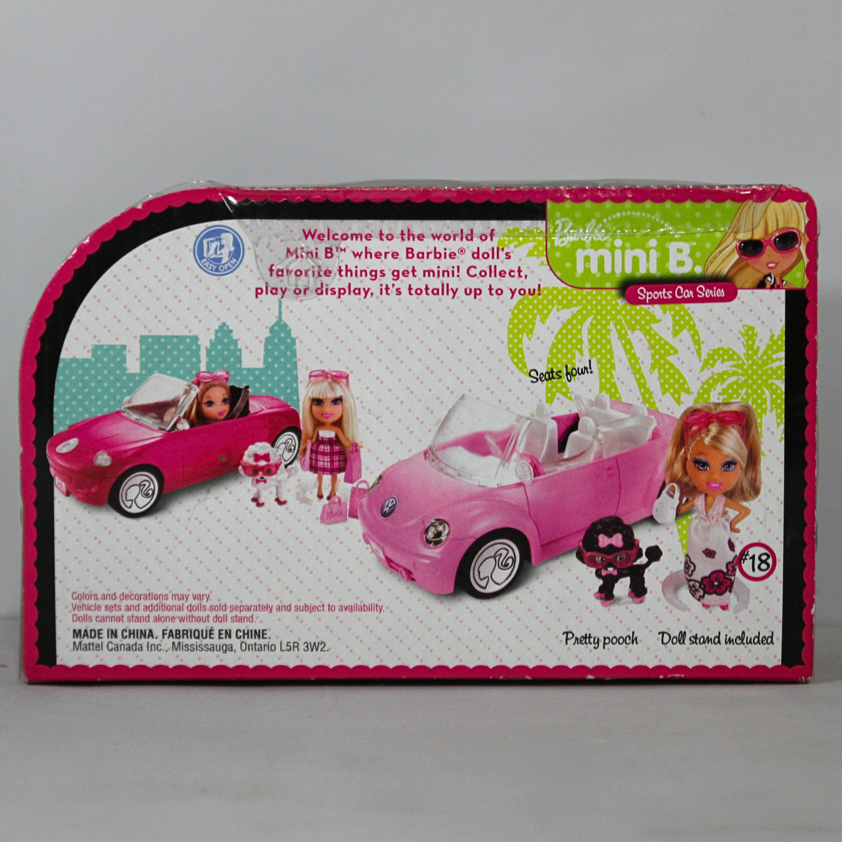 2009 Barbie Mini B Sports Car Series #18