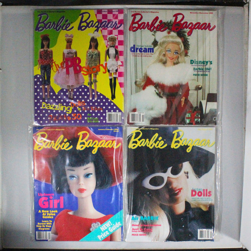 Lot of 10: Barbie Bazaar Magazines 1994 Issues 1-5 & 1995 Issues 1, 2, 4-6