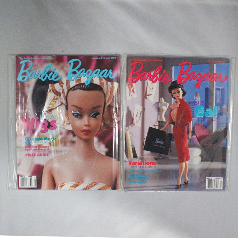 Lot of 10: Barbie Bazaar Magazines 1994 Issues 1-5 & 1995 Issues 1, 2, 4-6