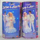 Lot of 2: Crystal Barbie & Ken