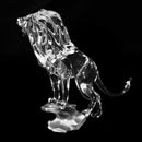 Swarovski Crystal Lion Standing on Rock Figurine