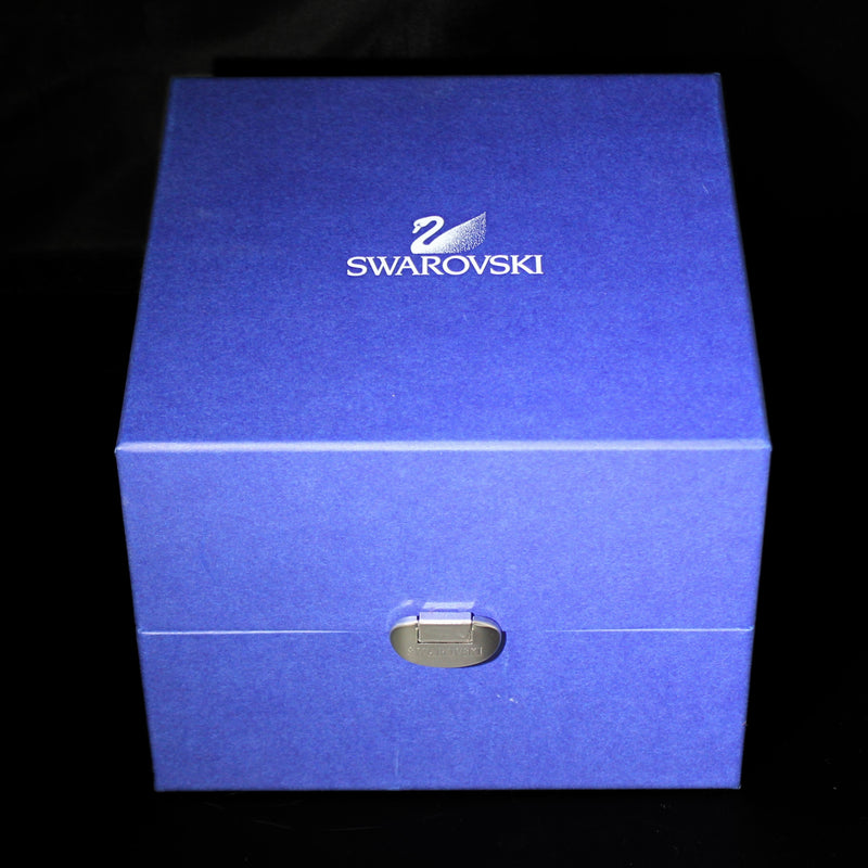 Swarovski Crystal Lion Standing on Rock Figurine