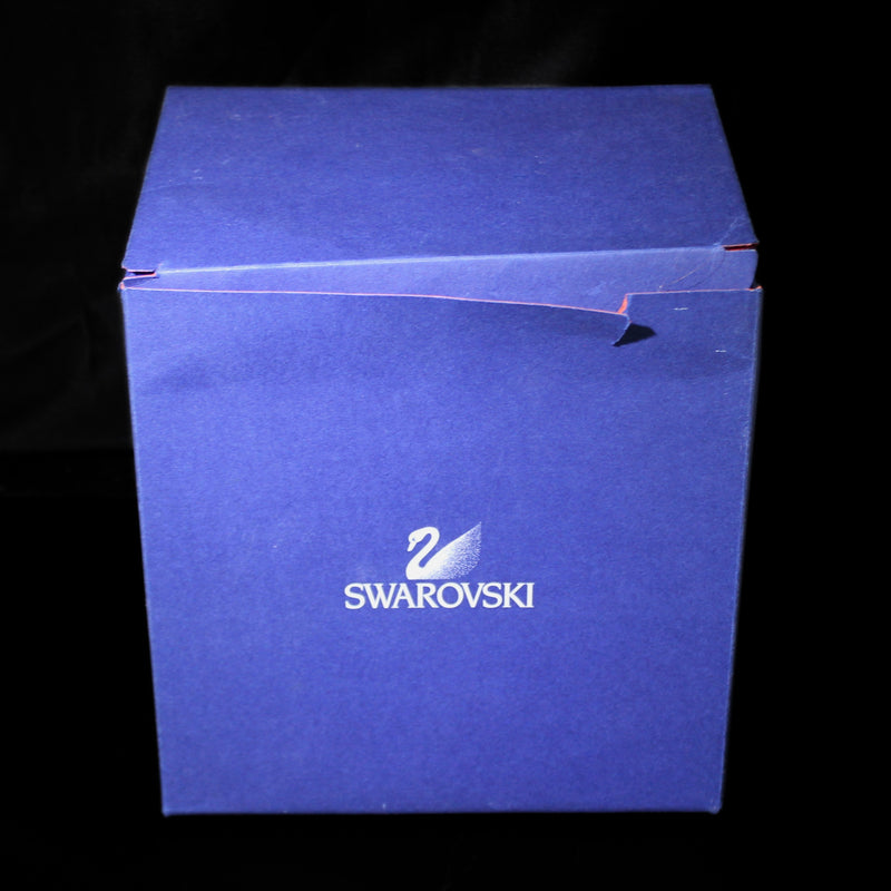 Swarovski Crystal Lion Standing on Rock Figurine