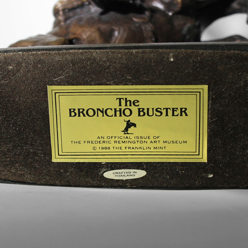 Frederic Remington The Broncho Buster Statue