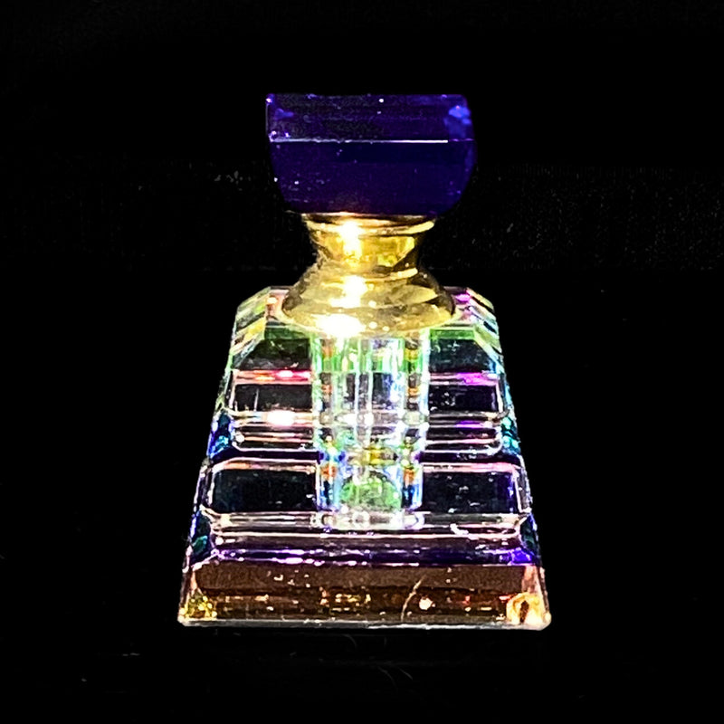 Prism Glass Perfume Bottle