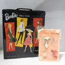 Vintage Barbie Doll Case with Barbie, Bedding & Scating Accessories