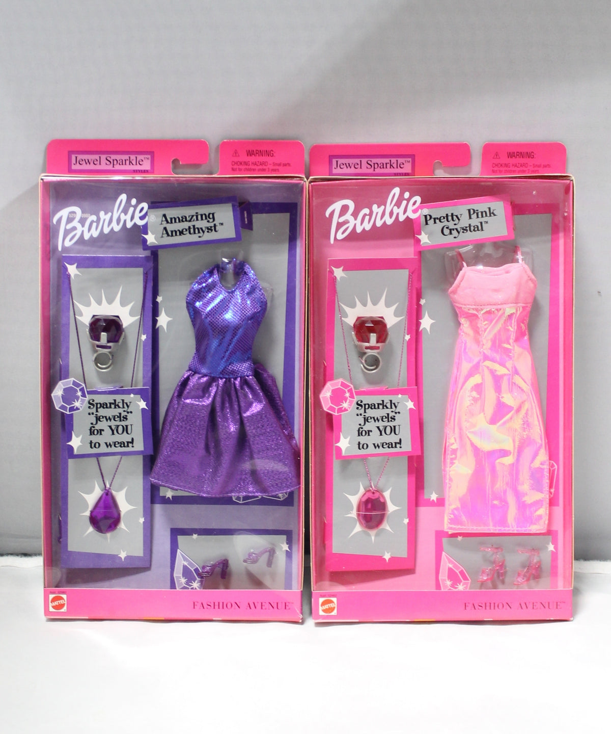 Lot of 4: Barbie Fashion Avenue Clothes, Jewel Sparkle