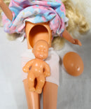 Pregnant Doll with Baby, Accessories, and Maternity Clothes