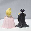Disney's Sleeping Beauty Ceramic Figurine Set: Maleficent and Princess Aurora