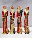 Lot of 4: Pencil Santa's