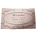 Madame Alexander, Lunch at 2 Doll